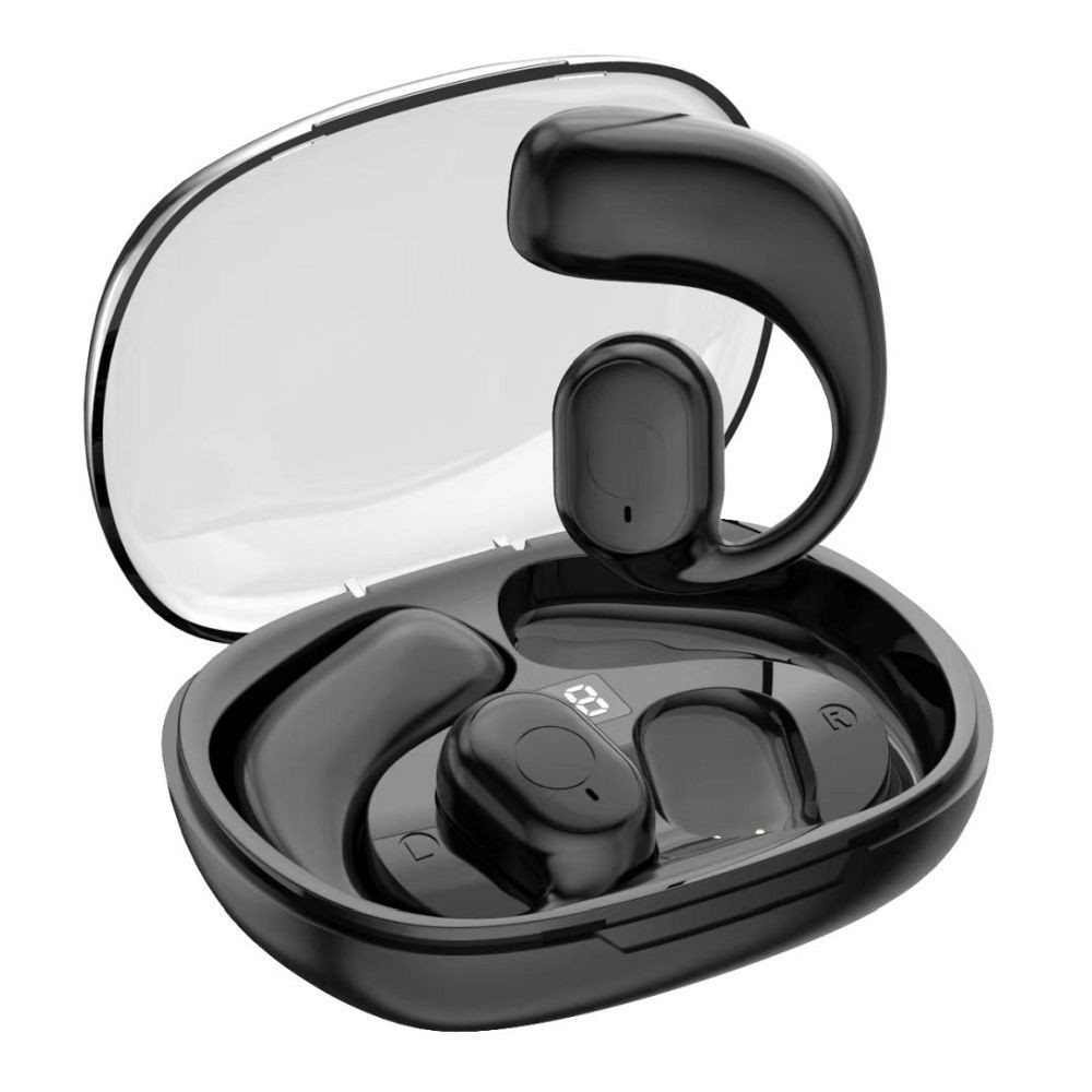 Stereo bluetooth headset vezeték nélküli töltőtokkal, TWS, fekete, Pavareal V15