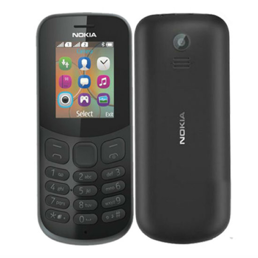 [K.ÁFA] Nokia 130 2017 (TA-1017) mobiltelefon, dual sim, fekete, használt, doboz nélkül, töltővel